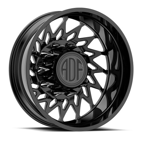 Adf Dually Chopper Wheels Rims 26x8.25 8x165.1 Gloss Black -156mm