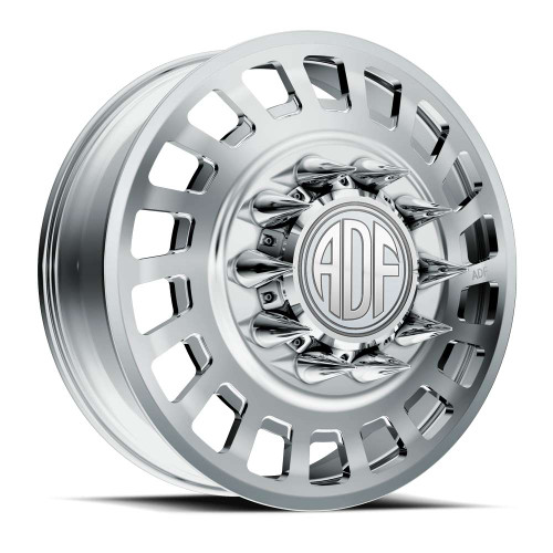 Adf Dually Halo Wheels Rims 24x8.25 8x165.1 Polished 144mm