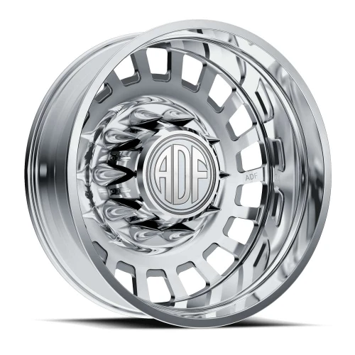 Adf Dually Halo Wheels Rims 22x8.25 8x165.1 Polished -168mm