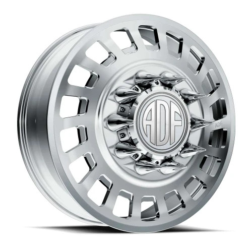 Adf Dually Halo Wheels Rims 24x8.25 8x210 Polished 144mm