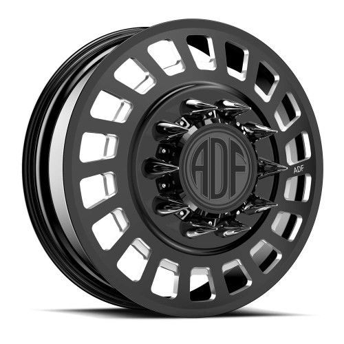 Adf Dually Halo Wheels Rims 26x8.25 8x165.1 Gloss Black/Machined 132mm