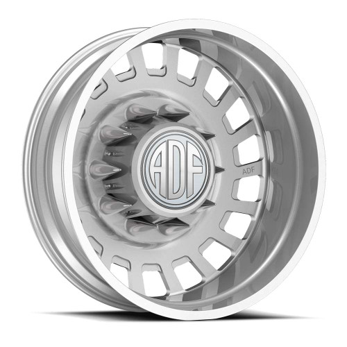 Adf Dually Halo Wheels Rims 24x8.25 8x165.1 Hyper Silver -167mm