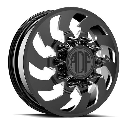 Adf Dually Reaper Wheels Rims 26x8.25 8x200 Gloss Black/Machined 132mm