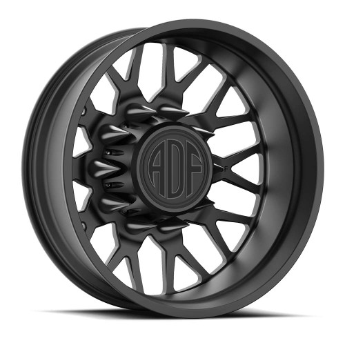 Adf Dually Dfl Wheels Rims 22x8.25 8x165.1 Satin Black -168mm