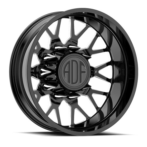 Adf Dually Dfl Wheels Rims 24x8.25 8x165.1 Gloss Black/Machined -167mm
