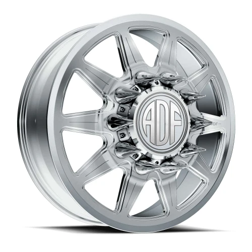 Adf Dually Lone Star Wheels Rims 24x8.25 10x225 Polished 144mm