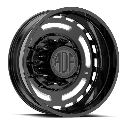 Adf Dually Lt2 Wheels Rims 24x8.25 8x165.1 Gloss Black/Machined -167mm