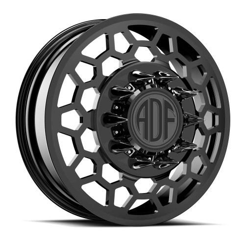 Adf Dually Matrix Wheels Rims 24x8.25 8x275 Gloss Black 144mm