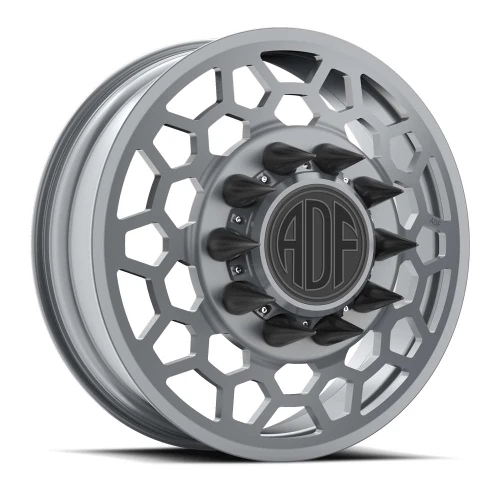 Adf Dually Matrix Wheels Rims 22x8.25 8x210 Gunmetal 145mm