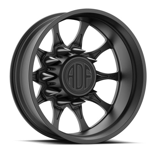 Adf Dually Oil Man Wheels Rims 20x8.25 8x165.1 Satin Black -167mm
