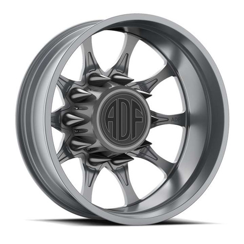 Adf Dually Oil Man Wheels Rims 20x8.25 8x165.1 Gunmetal -167mm