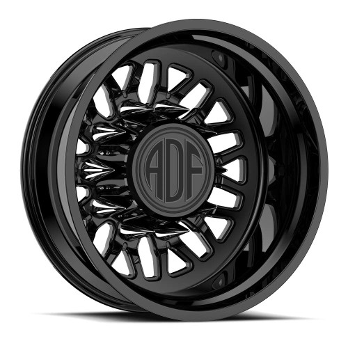 Adf Dually Sp2 Wheels Rims 22x8.25 8x165.1 Gloss Black -168mm