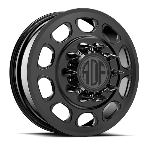 Adf Dually Spindle Wheels Rims 26x8.25 10x225 Gloss Black 132mm