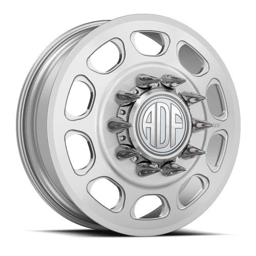 Adf Dually Spindle Wheels Rims 28x8.25 10x225 Hyper Silver 132mm