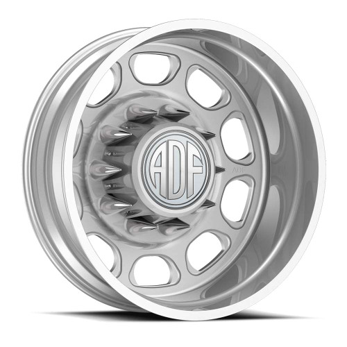 Adf Dually Spindle Wheels Rims 28x8.25 10x225 Hyper Silver -156mm