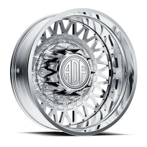 Adf Dually The Rigger Wheels Rims 20x8.25 10x225 Polished -167mm