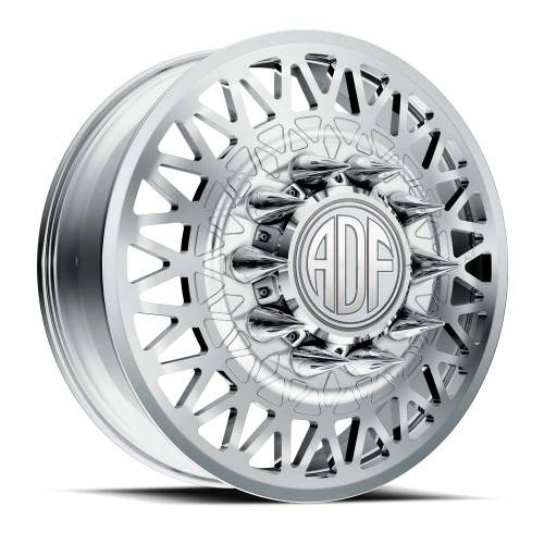 Adf Dually The Rigger Wheels Rims 22x8.25 8x200 Polished 145mm