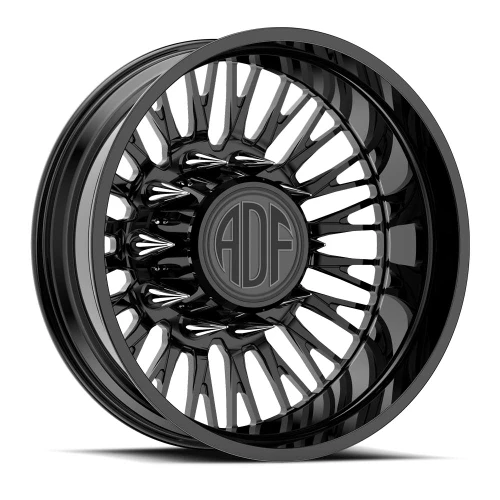 Adf Dually Psyop Wheels Rims 22x8.25 8x165.1 Gloss Black -168mm