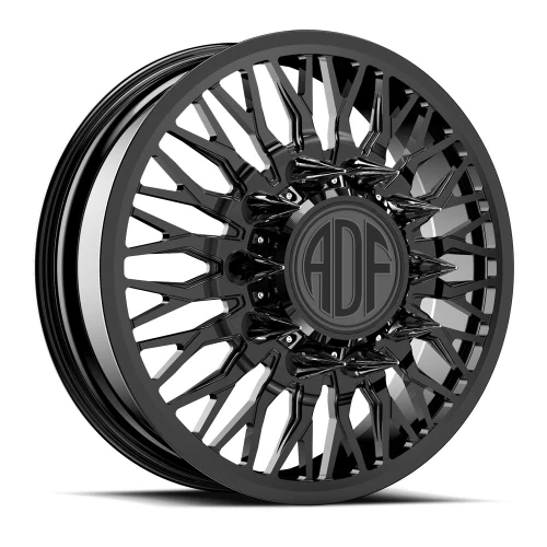 Adf Dually Rizz Wheels Rims 28x8.25 8x165.1 Gloss Black 132mm