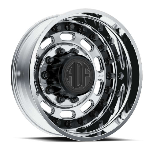 Adf Dually Maximus Wheels Rims 26x8.25 8x275 Polished W/ Black Accents -156mm