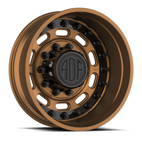 Adf Dually Maximus Wheels Rims 26x8.25 8x165.1 Bronze W/ Black Accents -156mm