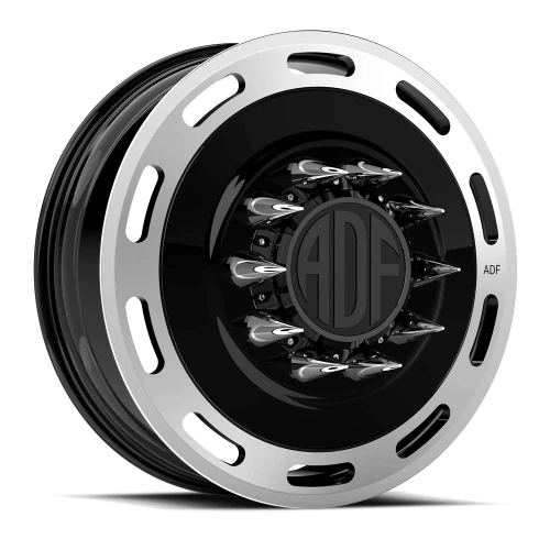 Adf Dually Optimus Wheels Rims 26x8.25 8x275 Gloss Black/Machined 132mm