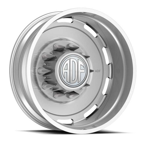 Adf Dually Optimus Wheels Rims 22x8.25 8x165.1 Hyper Silver -168mm