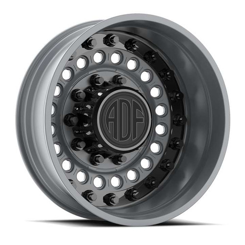 Adf Dually Mag Nuts Wheels Rims 26x8.25 8x200 Gunmetal W/ Black Accents -156mm