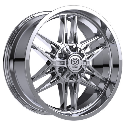 Edge Off Road 303C Wheels Rims 20x10 5x127 5x139.7 Chrome -19mm | 303C-2100919
