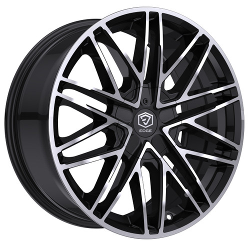 Edge Street 352Mb Wheels Rims 17x7.5 5x112 5x114.3 Gloss Black Machined Face 40mm | 352MB-7755940