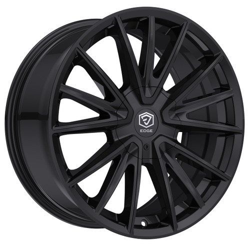 Edge Street 353B Wheels Rims 17x7.5 5x114.3 5x120 Gloss Black 40mm | 353B-7755740