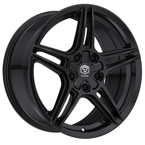 Edge Street 354B Wheels Rims 17x7.5 5x112 5x114.3 Gloss Black 40mm | 354B-7755940