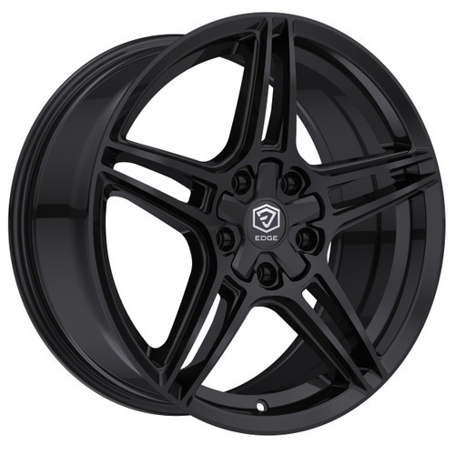 Edge Street 354B Wheels Rims 18x8 5x108 5x114.3 Gloss Black 40mm | 354B-8801440