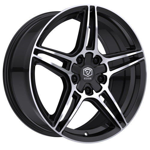Edge Street 354Mb Wheels Rims 20x8.5 5x114.3 5x120 Gloss Black Machined Face 40mm | 354MB-2855740