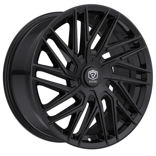 Edge Street 355B Wheels Rims 17x7.5 5x100 5x114.3 Gloss Black 40mm | 355B-7751840
