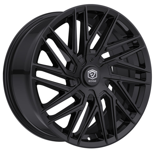 Edge Street 355B Wheels Rims 18x8 5x108 5x114.3 Gloss Black 40mm | 355B-8801440