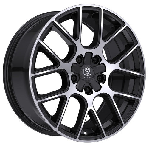 Edge Street 356Mb Wheels Rims 16x7.5 5x100 5x114.3 Gloss Black Machined Face 40mm | 356MB-6751840