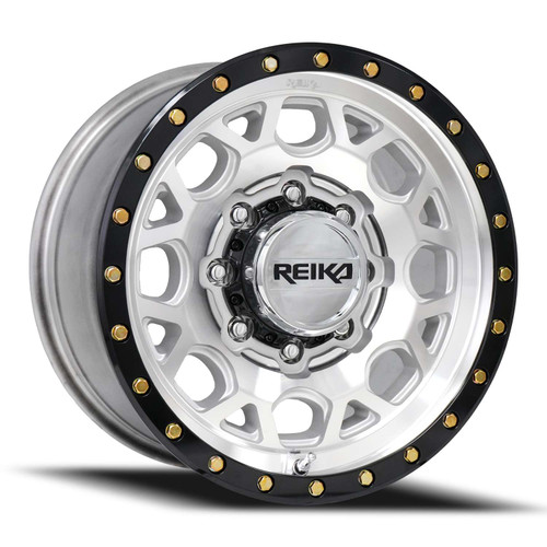 Reika R45 - Marauder Wheels Rims 17x9 8x165.1 Machined W/ Gloss Black Ring 18mm | R45790188655F