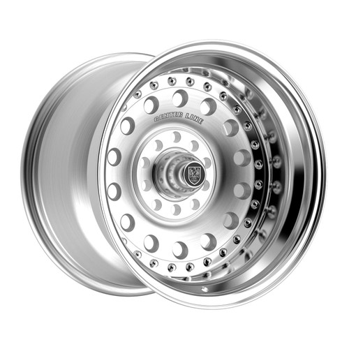 Center line Pro Stock 15x10 5x114.3 5x120.65 Brushed Polished -12 Wheels