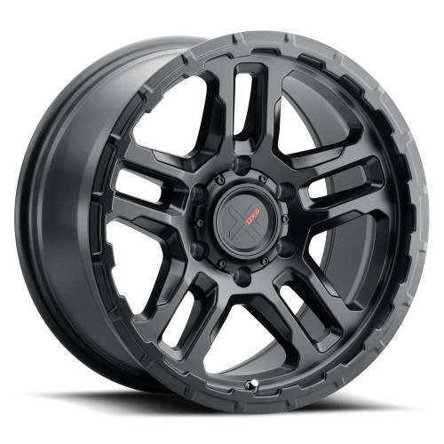 Dx4 Alpha Wheels Rims 17x8.5 5x127 Flat Black 0mm | X2778501071BF1