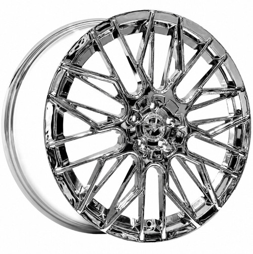 Rock Forged Ff33 20x8.5 5x110 5x114.3 Chrome 38mm Wheels