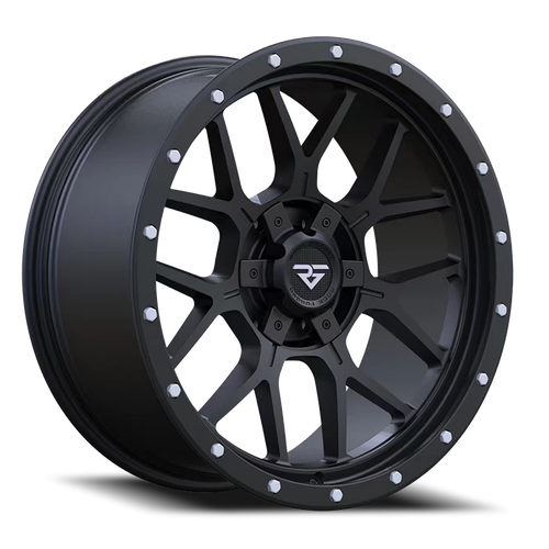 Rock Forged Ff15 Wheels Rims 20x9 5x114.3 5x127 Matte Black 0mm | FF15-200951427-0MB