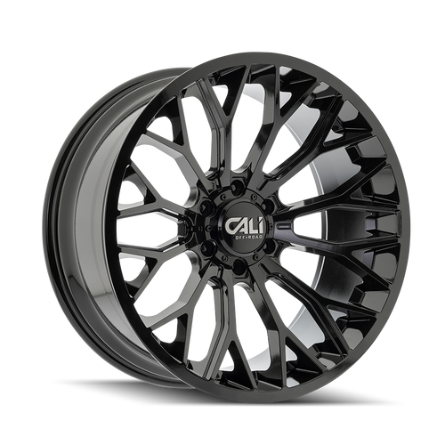 Cali Off-Road Evoke Wheels Rims 20x10 8x165.1 Gloss Black -19mm | 9119-2181GB-19