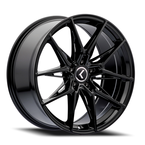 Kraze Kr196 Evolve Wheels Rims 22x9 5x120 Gloss Black 35mm | KR196-22912GB35