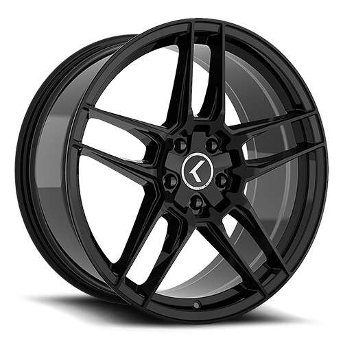 Kraze Kr197 Converge Wheels Rims 20x9 5x108 5x114.3 Gloss Black 35mm | KR197-2914GB35