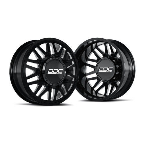 Ddc Dually Aftermath Wheels Rims 20x8.25 8x165.1 Black Milled