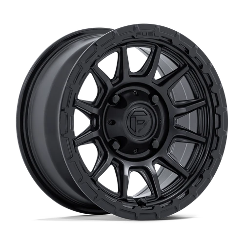 Fuel Fv866 Piston  Atv Wheels Rims 15x7 4x137 Matte Black W/ Gloss Black Lip 38mm | FV866MB15704838A