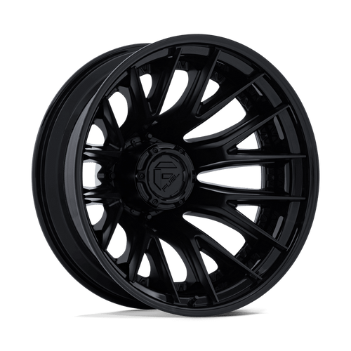 Fuel Dually D406 Catalyst  Wheels Rims 20x8.25 8x200 Matte Black W/ Gloss Black Lip -202mm