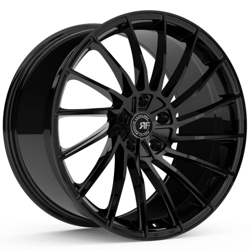 Road Force Rff3 Wheels Rims 20x9 Blank Custom Drilled Gloss Black 15mm | RFF32090BL+15B