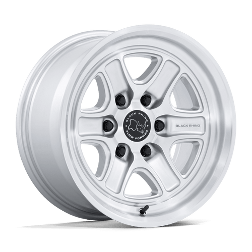 Black Rhino Br032 Echo Wheels Rims 18x9 6x139.7 Gloss Silver W/ Machined Face 12mm | BR032SD18906812